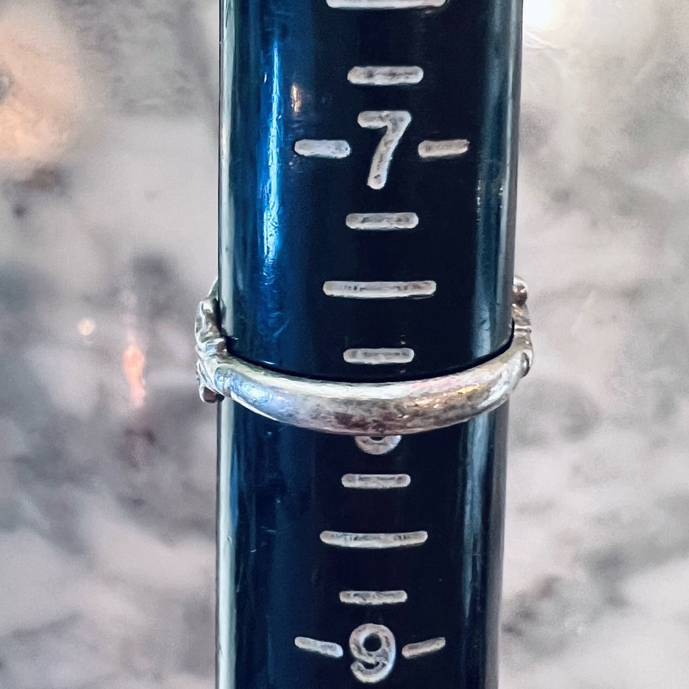 Vintage Handmade Ring Solid 925 Sterling Silver size 8! Good condition! - Picture 10 of 16